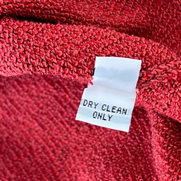 CASELLA Rust Stretch Knit Wool/Rayon Sleeveless Tank Top XL / Modern Minimalist - Picture 4 of 13